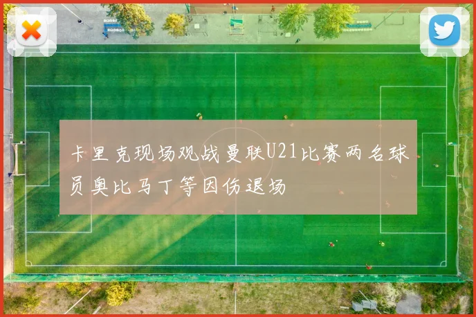 卡里克现场观战曼联U21比赛两名球员奥比马丁等因伤退场